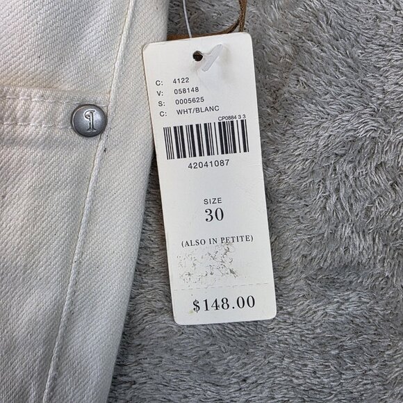 Pilcro Anthropologie Jeans Womens 30 Embroidered Floral Scallop Hem Cropped - Picture 2 of 13